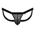 CandyMan 99841 Mesh Thongs Color Black